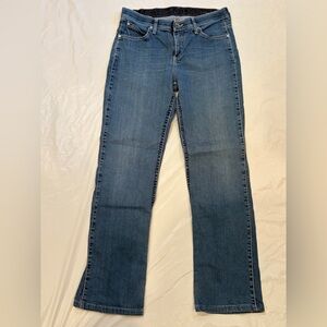 Wrangler Jeans Women's 7/8x34 Blue Med Wash Q-Baby Bootcut Stretch WRQ20BU